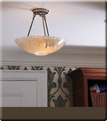 With our bracket & shade system update your bath lighting in under 5 minutes, and no painter necessary. Vintage Glass Hollywood Bowl Ceiling Light Fixtures Vintage Ceiling Lights