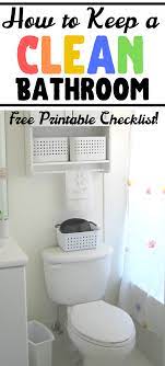 Bathroom Cleaning Schedule With Free Printable How To Keep A Bathroom Clean What To Do Bathroom Cleaning Schedule Bathroom Cleaning Bathroom Cleaning Hacks