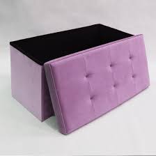 The prints on this bench are lovely and so feminine. Reatai Wholesale Price Soft Velvet Foldable Storage Ottoman Bench With Button Bedroom Storage Bench Box Online Shopping