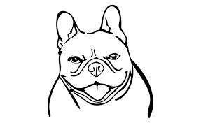 Download Dog Line Art Bulldog And Chihuahua Graphic By Arief Sapta Adjie Creative Fabrica Di 2020 Chihuahua Art Bulldog PSD Mockup Templates