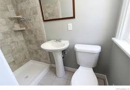 pedestal sink bathroom