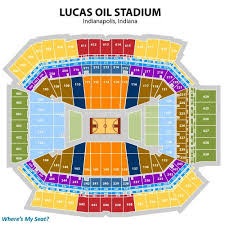 Lucas Oil Stadium Indianapolis In Seating Chart View