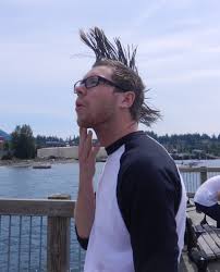 Hairstyles for fine straight hair can add volume to their fine hair by blowdrying the blunt cut. Man With Hair Sticking Straight Up Adventures Of The Madcap Christian Scientist