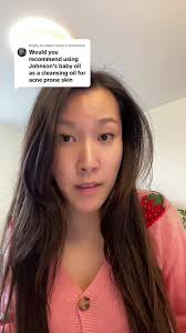 Replying to @diane laine I wouldn’t recommend using baby oil as an oil  cleanser…but maybe not for the reasons you think! #oilcleanser  #doublecleansing