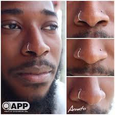 Septum hinged rings/clickers, seam rings, circular barbells, retainers, and other options for your septum piercing. Piercing Trend Paired Nostrils Amato Fine Jewelry Body Piercing