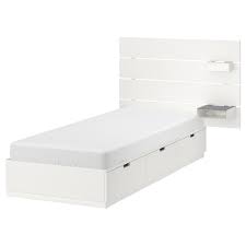 Subito a casa e in tutta sicurezza con ebay! Nordli Struttura Letto Contenitore Testier Bianco 90x200 Cm Ikea It