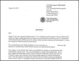 You can find response letter samples here. After Receiving Denial Letters Immigrants Fear End Of Medical Deferral Program Wbur News