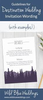 Guidelines For Destination Wedding Invitation Wording With Examples Wild Blue Weddings Destination Wedding Invitation Wording Wedding Invitation Wording Examples Destination Wedding Invitations