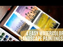 #landscape ( how to start watercolor painting for beginners ) debasish chatterjee. Best Collection Of Videos Myhobbyclass Com