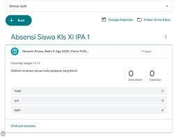 2 Cara Membuat Absen Di Google Classroom Tutorial Lengkap Klik Refresh