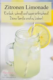 Zitronen Sirup Erfrischung Fur Den Sommer Marlenes Sweet Things Rezept Zitronen Limonade Zitronen Limonade Rezept Limonade