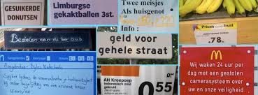 We maken ze allemaal bij tijd en wijle. Taalvoutjes Shop Facebook