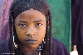 Ragazza Tuareg Tuareg Girl Black Girl Braids Afro Textured Hair Beautiful Skin