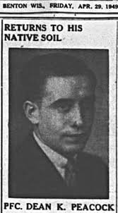 KIA, 5 October 1944. LT Silas C. Pedersen, D Company.