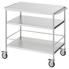 Why you'll love it it makes finding room for kitchen tools a breeze. Flytta Stainless Steel Kitchen Trolley Ikea