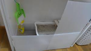猫トイレ 砂飛び散り保護つくりました 猫 トイレ 砂 猫 トイレ 賃貸diy