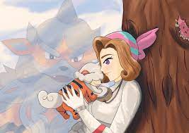 Surprised no one's done it yet but heres a fanart of Palina and growlithe  from PLA :) : r/pokemon