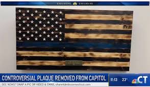 Roblox nusa's united state state police official twitter account. Thin Blue Line Flag Honoring Police Removed From Connecticut State Capitol After Dems Complain Washington Times
