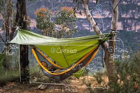 This means that when the weight goes on the hammock it does not lower the rainfly and consequently slack the fly tension. How To Camp In A Hammock We Are Explorers