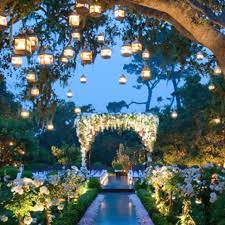 Magical Ceremony Design By Preston Bailey The Bridal Dish Is In Love Still Looking For Your Wedding V Wedding Lights Fantasy Wedding Preston Bailey Wedding
