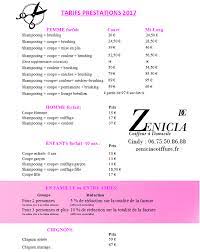 Tarif 2017 2018 Coiffeuse A Domicile Coiffeur Coiffeuse