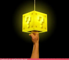 Mario Coin Block Lamp Pendant Lamp Lamp Super Mario