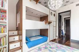 When you want to maximize the area in your children's room so that they have more space to move around and play without any hindrances, getting them a bunk bed could be a good. Casa Kids Designed A Triple Bunk Bed Packed With Storage For Kids
