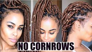 Black And Blonde Crochet Faux Locs Blonde Crochet Faux Locs No Cornrows Free Parting Video Beautiful Black Hair Faux Locs Hairstyles Hair Styles