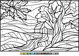 Teach your child how to identify colors and numbers and stay within the lines. Color By Number Free Printable Coloring Pages For Kids