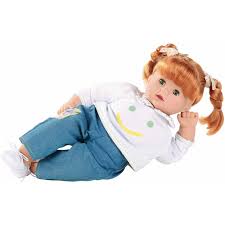 Funny yellow haired clay doll sit on swings. Gotz Maxy Muffin 16 5 Baby Doll Blue Eyes And Red Hair Walmart Com Walmart Com