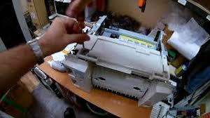 E000 is the fuser either not warming up or getting to hot. Repair Canon I Sensys Mf4100 Series Mf4120 Mf4140 Mf4150 Removing Fixing Film Unit Youtube