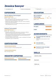 Can't decide whether a cv or resume for a lab technician will help you get a job? Medical Technologist Resume Guide Examples