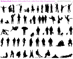 Silhouette Brushes By Scratchy22 On Deviantart Silhouette Art Silhouette People