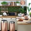 Copper kitchen sink drop in. 3