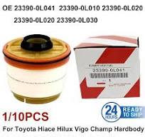 1/10PCS 23390-0L041 23390-0L030 Engine Fuel Filter Element 3390-0L010 23390-0L020 For Toyotaa Hiace Hilux Innova - AliExpress 34