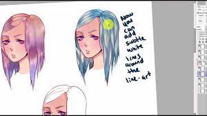 #hair tutorial #paint tool sai tutorial #hair coloring tutorial #i only know how to use paint tool sai so dont mind proper haircolor tutorial. Hair Coloring Tutorial 3 Different Ways To Color Paint Tool Sai Youtube
