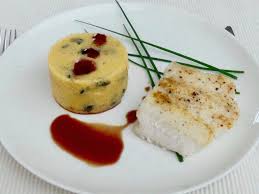Steinbeisserfilet Mit Kurbiskern Polenta Steinbeisserfilet Polenta Fischgerichte