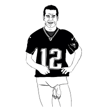 Image of tom brady footballer. A Color Green Cartoon Of The Week Tom Brady Exposes Deflated Balls Before Super Bowl Xlix Broke Ass Stuart S Website