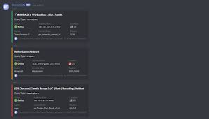 Play minecraft trivia, view fun facts, have epic minecraft inspired battles, and so much more! Discord Game Server Monitor Live Server Status On Discord V1 7 1 Alliedmodders