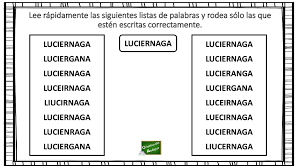 La versión de este juego ahora también para win 8. Ejercicio Velocidad De Procesamiento Cognitivo Para Adultos Y Ninos Lee Rapidamente Una Lista De Palabras Y Senala Las Que Esten Escritas Correctamente Orientacion Andujar