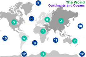 Sustainable coastlines hawaii the ocean is a powerful force. 50 Continents And Oceans Map Quiz Basic Learning Trivia Qq