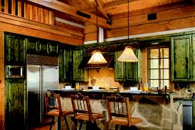 log home kitchens