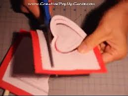 A perfect heart card for mother's day or valentine's. How To Make A Valentine S Day Pop Up Card Spiral Heart Video Dailymotion