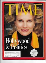 Time Magazine September 21, 1992- Hollywood & Politics Candice Bergen