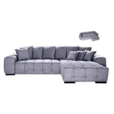 Ecksofa Hellgrau Recamiere Rechts Sitztiefenverstellung Modern Couch Couch Sofa Couch