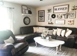 Farmhouse Living Room Brown Couch Pillows 65 Ideas Brown Couch Living Room Farmhouse Living Room Furniture Farmhouse Decor Living Room
