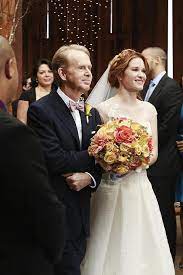 April S Father Walks Her Down The Aisle And It S Supercute The Ultimate Grey S Anatomy Wedding Photo Album Wedding Photo Albums Wedding Wedding Dresses