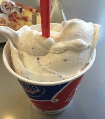 The original j's dairy inn in liberty was opened in a tiny new concrete block building on a small lot bordering railroad street, which was formerly a mobil service station. Dairy Queen June Blizzard Of The Month Cotton Candy