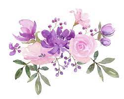 All elements are hand painted and isolated. Purple Pink And Lavender Flowers Wedding Floral Clip Art Set This Set Includes 9 Compositions With A Watercolor Flowers Paintings Flower Art Flower Painting