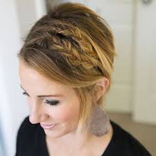 With so many different cute to create the ultimate elegant updo, create two fishtail braids with your hair divided equally in half. 40 Gorgeous Braided Hairstyles For Short Hair Tutorials And Inspiration